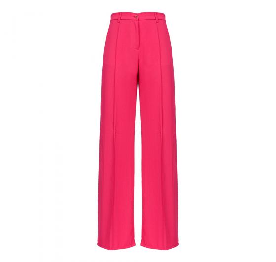 PINKO Pantalone Donna Pureza Crepe Fluido Colore Fucsia