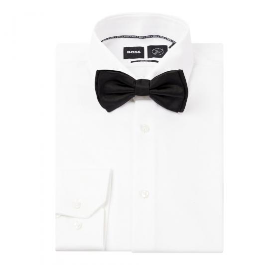 BOSS Papillion Uomo H-BOW TIE In Seta Jacquard Colore Nero 50480280