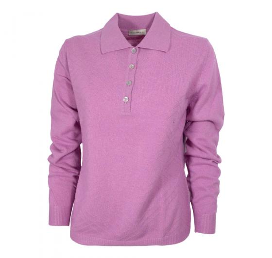 ELISABETTA B. Polo Donna Lana Art. 183 Colore Glicine 76