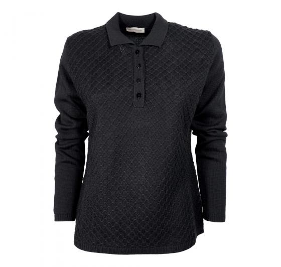 ELISABETTA B. Polo Donna Lana Art. 875 Colore Nero 28