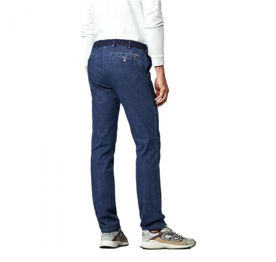 MEYER Pantalone Uomo Denim dark-stone Coolmax  Travel Chino Oslo 1-4122/18
