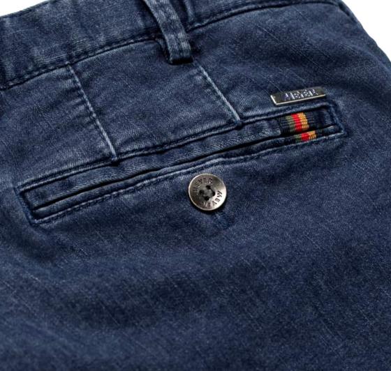 MEYER Pantalone Uomo Denim dark-stone Coolmax  Travel Chino Oslo 1-4122/18