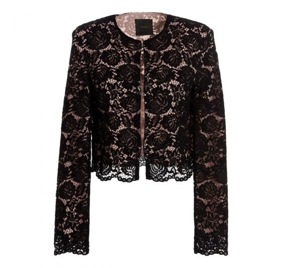 PINKO Giacca Donna in pizzo Quilmes Spencer Colore Nero