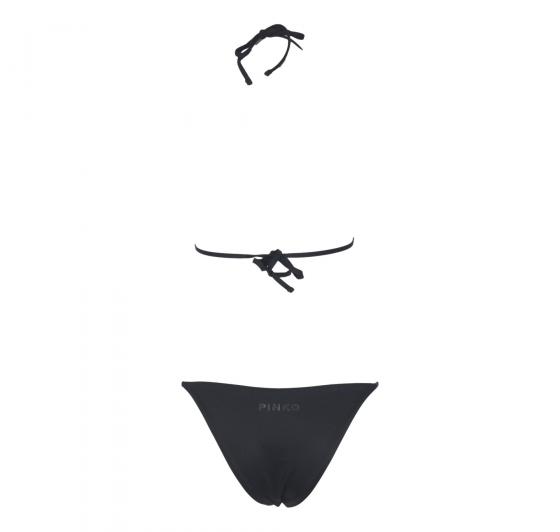 PINKO Top BIkini a Triangolo Donna Bagnanti Colore Nero