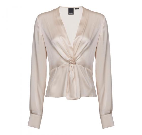 PINKO Blusa Donna in seta BARADERO Colore Rosa Nuvola