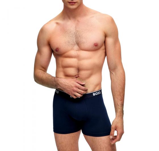 BOSS Boxer Cotone Elasticizzato Confezione Da Tre BLU 50475282