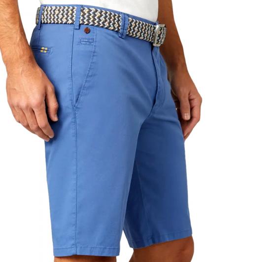 MEYER Bermuda in cotone stretch Modello 1-3130/17 B-Palma Colore Blu Chiaro