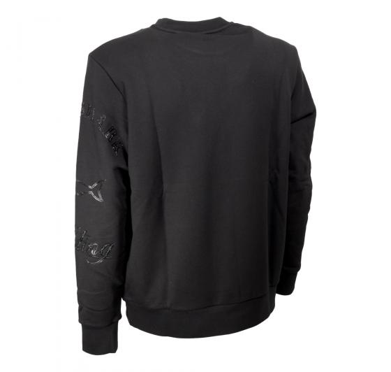 PAUL SHARK Felpa Uomo Girocollo con Taschino 12311821 Col Nero