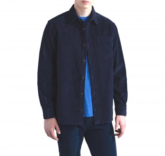 PAUL SHARK Overshirt Uomo In Velluto Di Cotone 13313146 Colore Blu