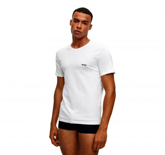 BOSS Magliette Intime Jersey Di Cotone Con Logo Confezione Da Tre 50499445 Black