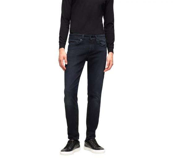 BOSS Jeans Slim Fit In Denim Italiano Morbido Delaware3-1 50501045 Dark Blu