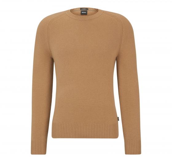 BOSS Maglione Uomo Regular Fit In Cashmere Maglio 50500668 Colore Beige