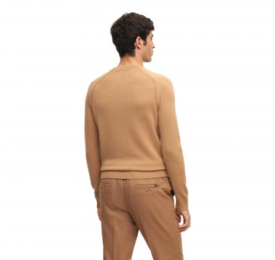 BOSS Maglione Uomo Regular Fit In Cashmere Maglio 50500668 Colore Beige
