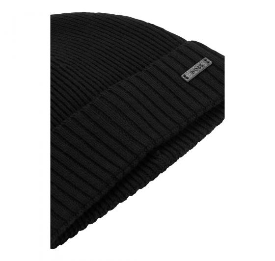 BOSS Berretto Uomo FATI 50495306 Lana Vergine Nero