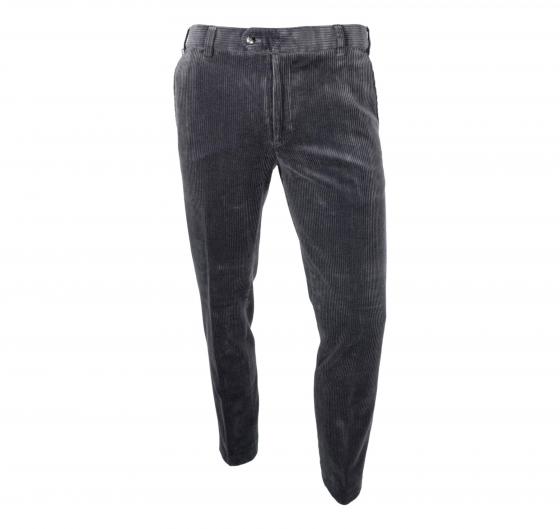 MEYER Pantalone da Uomo in Velluto Modello Roma 2-437/08 Colore Grigio