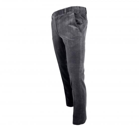 MEYER Pantalone da Uomo in Velluto Modello Roma 2-437/08 Colore Grigio