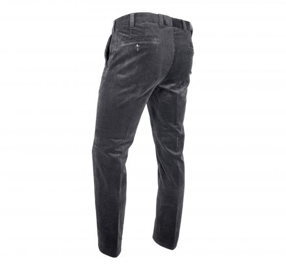 MEYER Pantalone da Uomo in Velluto Modello Roma 2-437/08 Colore Grigio