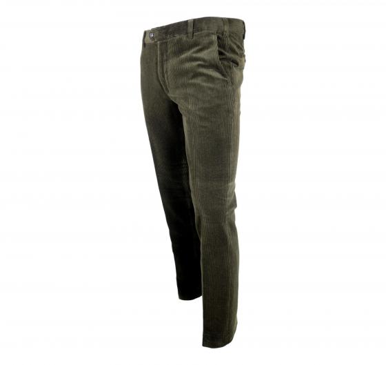MEYER Pantalone Uomo in Velluto Modello Roma 2-437/27 Colore Verde
