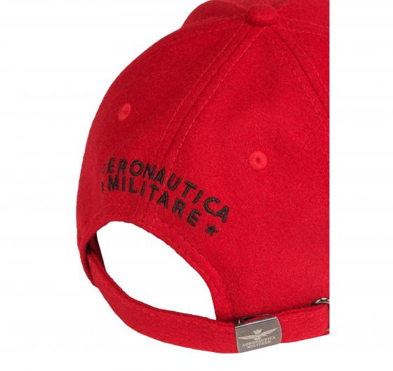 AERONAUTICA MILITARE Cappello Uomo In Lana Con Logo 232HA1146CT2333 Colore Rosso