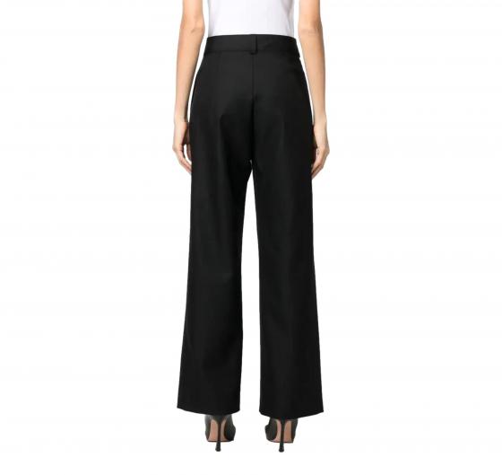 BOSS Pantalone Donna Regular Fit In Twill Di Lana Vergine TELEAH - 50498494 Colore Nero