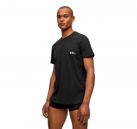 BOSS Set Intimo in Cotone con T-Shirt e Boxer TSHIRTRN+TRUNK GIFT - 50499659 Nero