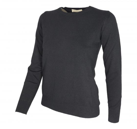 CASHMERE COMPANY Maglia Donna Girocollo In Cashmere e Lana ID204116 Colore 99 Nero