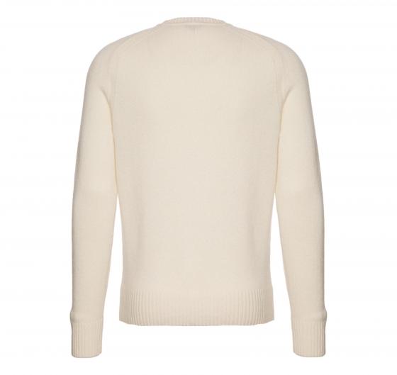 BOSS Maglione Uomo Regular Fit In Puro Cashmere Maglio 50500668 Colore Bianco