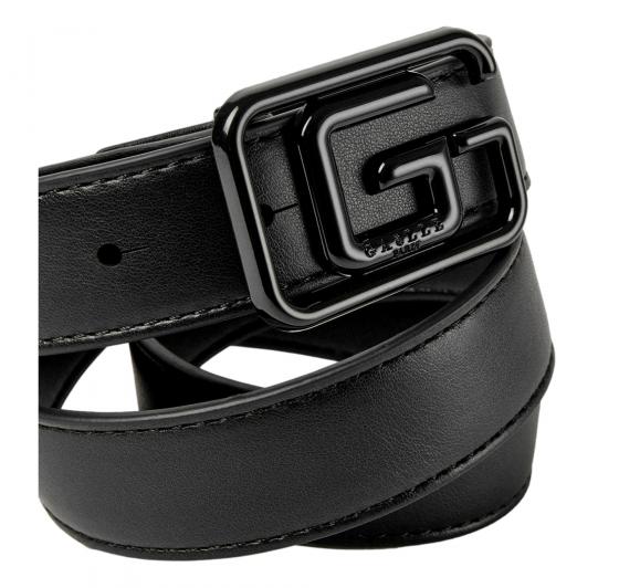 GAELLE PARIS Cintura Donna con Logo Maxi su tono GBADM5128 Nero