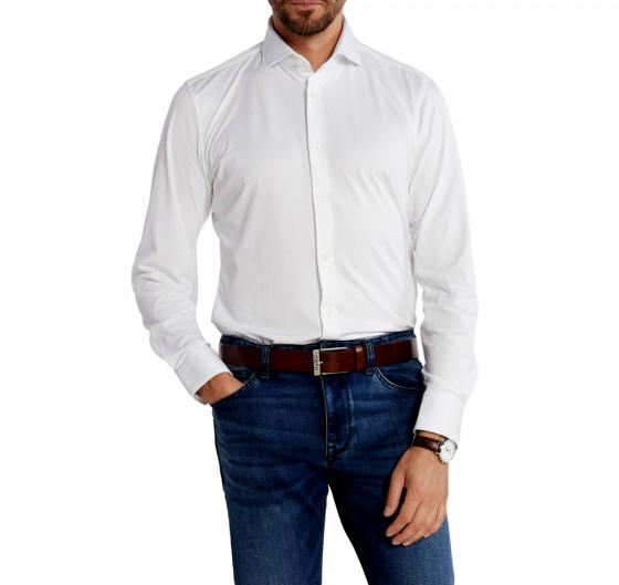 BOSS Camicia Uomo Tessuto Elasticizzato Slim Fit 50503533 Colore Bianco
