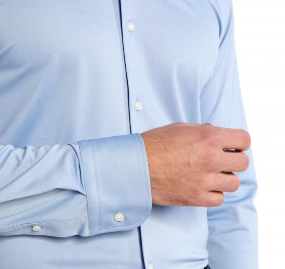 BOSS Camicia Uomo Tessuto Elasticizzato Slim Fit 50503533 Colore Celeste