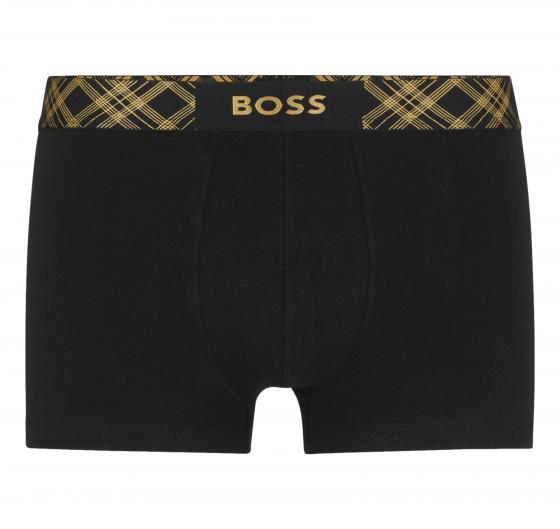 BOSS Set Intimo Uomo Con Calze e Boxer In Cotone Elasticizzato Con Dettagli Luccicanti 50500374 Colore Nero