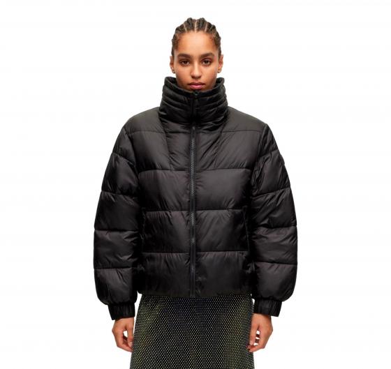 BOSS Giubbotto Donna Piumino Regular Fit In Tessuto Lucido 50498806 Colore Nero