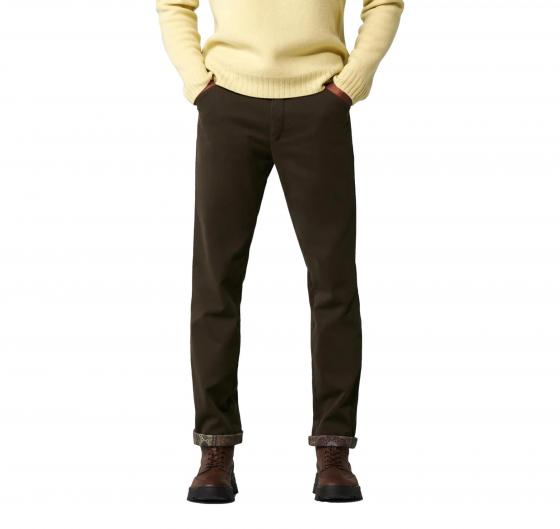 MEYER Pantalone Uomo Thermal Tricotine Modello Chicago 2-3926/29 Perfect Fit Colore Verde
