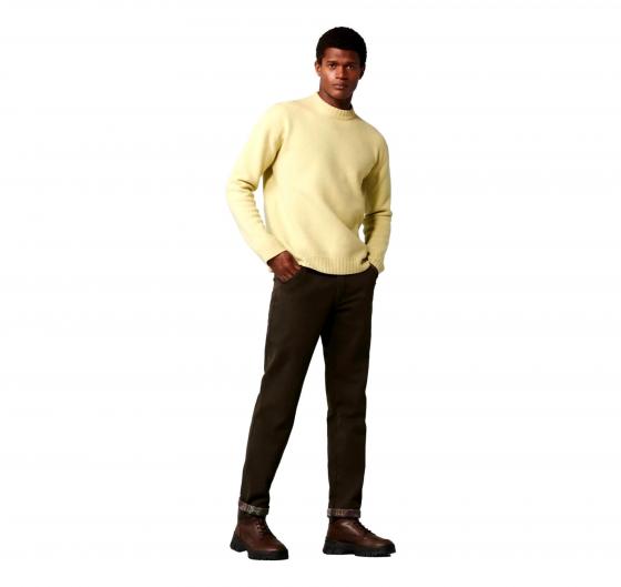 MEYER Pantalone Uomo Thermal Tricotine Modello Chicago 2-3926/29 Perfect Fit Colore Verde