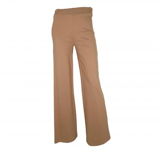 MDM Mademoiselle Du Monde Pantalone Donna Taglio Dritto Articolo MDM275 Colore Beige