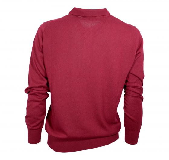 CASHMERE COMPANY Maglia Uomo Modello Polo In Lana e Cashmere IU204907 157 Colore Bordeaux