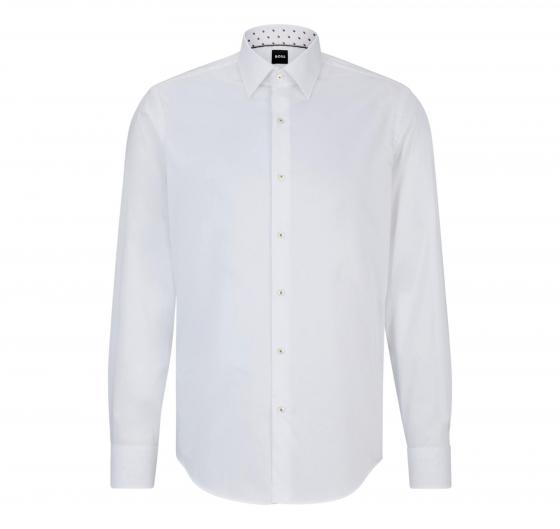 BOSS Camicia Uomo Regular FitIn In Cotone 50511358 Colore Bianco