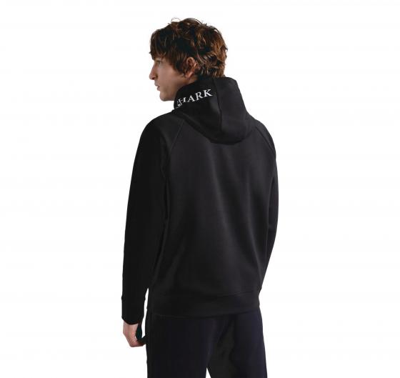 PAUL & SHARK Felpa In Cotone Con Stampa Sul Cappuccio 24411837 Colore Nero