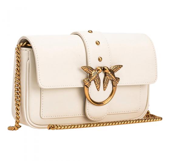 PINKO Borsa Donna Love One Pocket Z14Q Colore Bianco