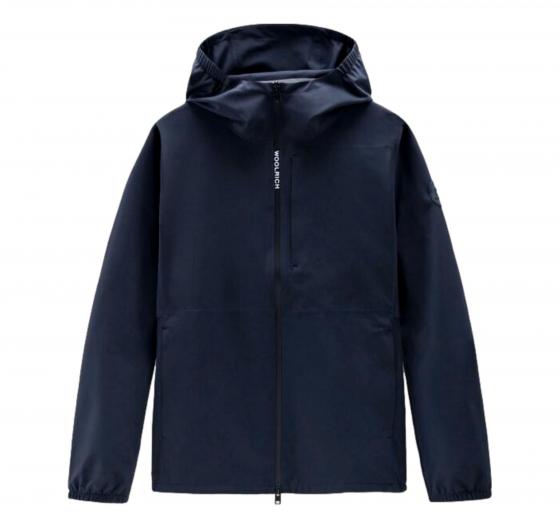 WOOLRICH Giacca Uomo Pacific impermeabile con cappuccio CFWOOU0693MRUT3280 Colore Blu