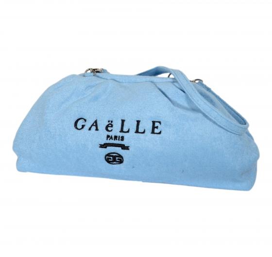 GAELLE PARIS Borsa Donna Maxi Pochette in Spugna GAACW00133 Colore Celeste