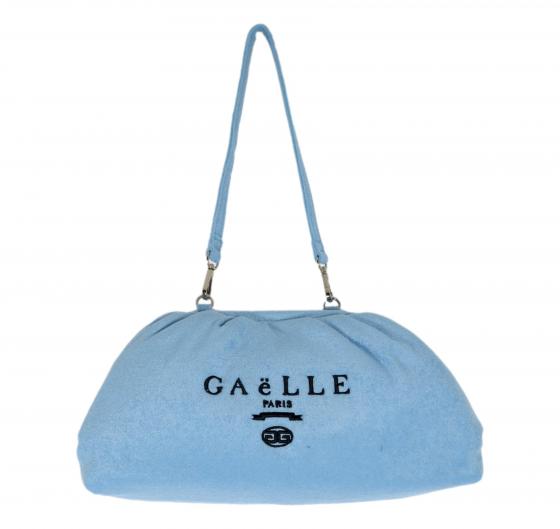 GAELLE PARIS Borsa Donna Maxi Pochette in Spugna GAACW00133 Colore Celeste