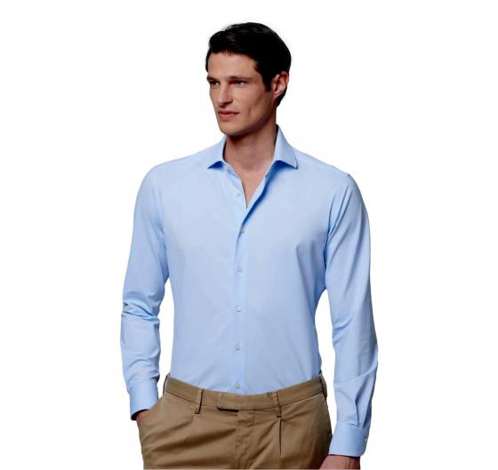 XACUS Camicia Uomo Active Shirt Evolution Classic Fit 11460060 Colore Azzurro