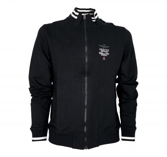 AERONAUTICA MILITARE Felpa Uomo Con Zip Frecce Tricolori FE1756F459 Colore Nero