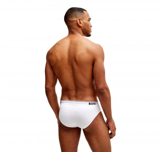 BOSS Slip In Cotone Elasticizzato Elastico In Vita e Logo Confezione Da Tre Multipack Modello BRIEF 3P 50475273 Multicolor