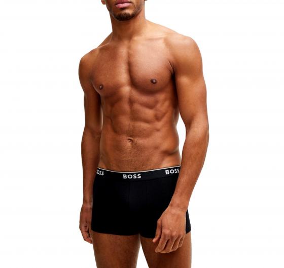 BOSS Boxer Uomo In Cotone Elasticizzato Con Logo In Confezione Da Tre 50475274 Bianco Nero Grigio