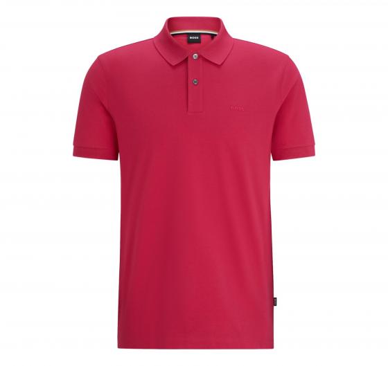 BOSS Polo Uomo In Cotone Biologico Con Logo Ricamato PALLAS 50468301 658 Colore Rosa Scuro