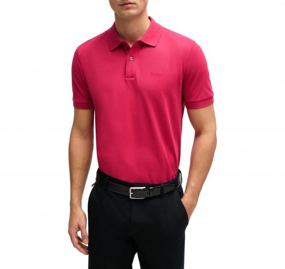 BOSS Polo Uomo In Cotone Biologico Con Logo Ricamato PALLAS 50468301 658 Colore Rosa Scuro