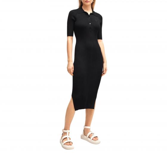 BOSS Vestito Donna Con Chiusura a Bottoni e Doppio Monogramma Modello Formica 50515446 Colore Nero