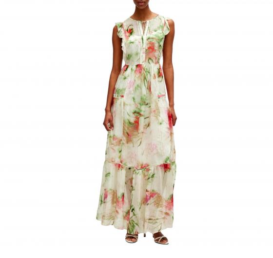 BOSS Abito Donna Con Stampa In Crepe Stropicciato Con Dettagli In Pizzo DACRINA 50514364 Colore Fantasia Multicolore